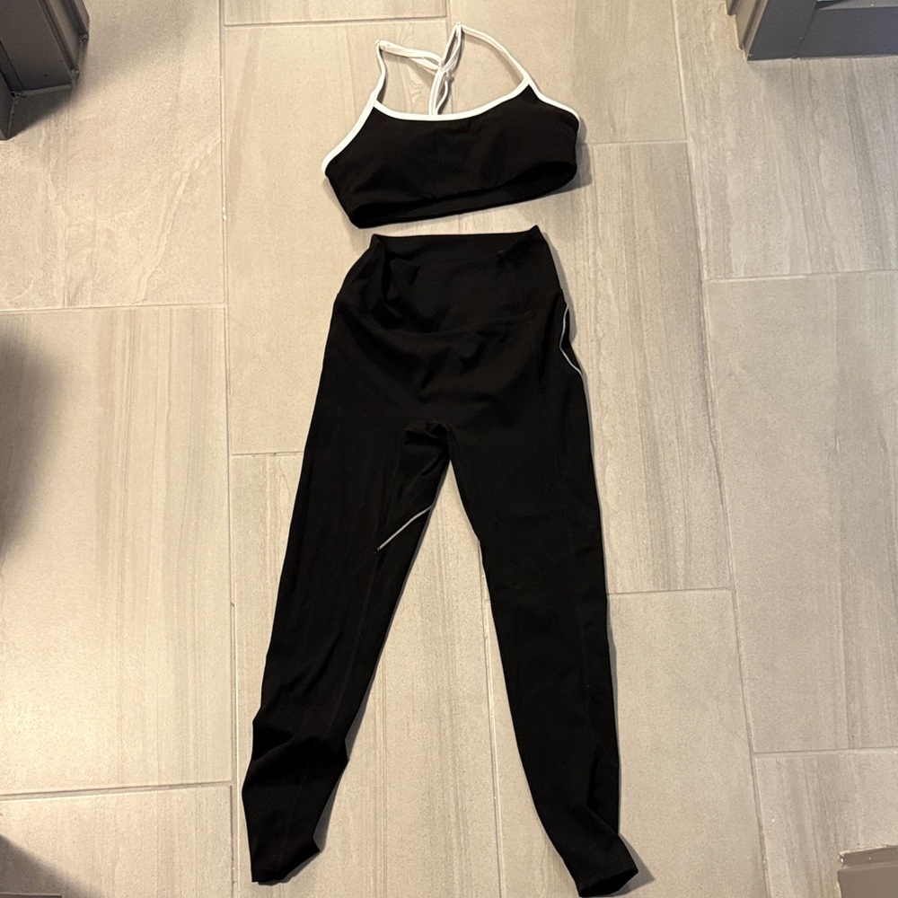 Women's Black Activewear Set